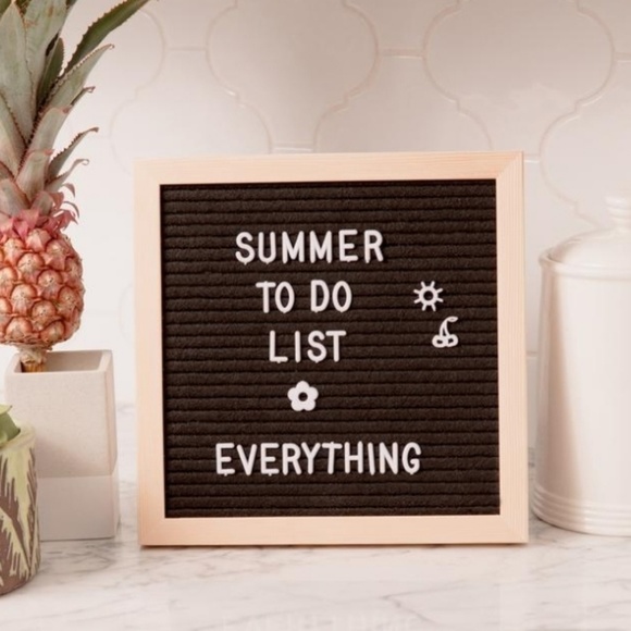 XO, Sienna Other - SALE!! NEW!! Keep Growing Black Felt Letter Board
